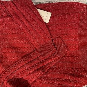 Athleta cable knit sweater